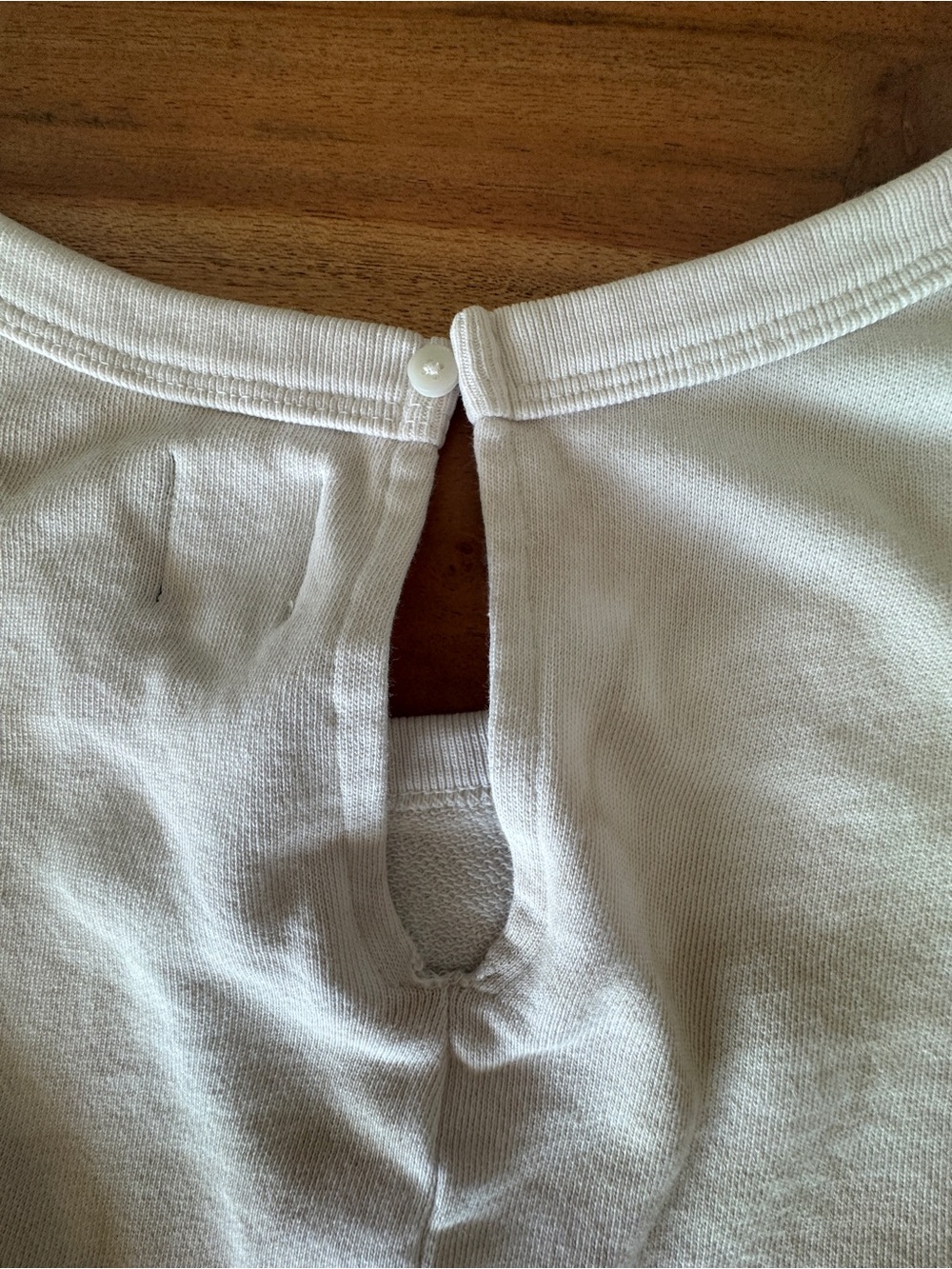 Gap Vintage Soft Cotton Tie Dye Romper Neutral Ivory Pockets XS - Picture 10 of 12